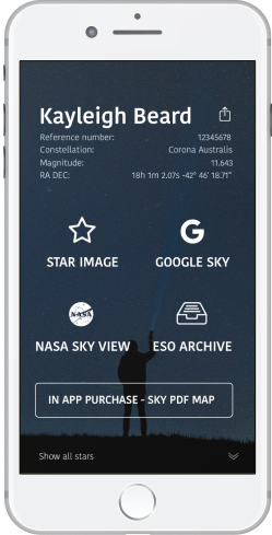 Find my Star - mobilní aplikace na vyhledávání hvězd